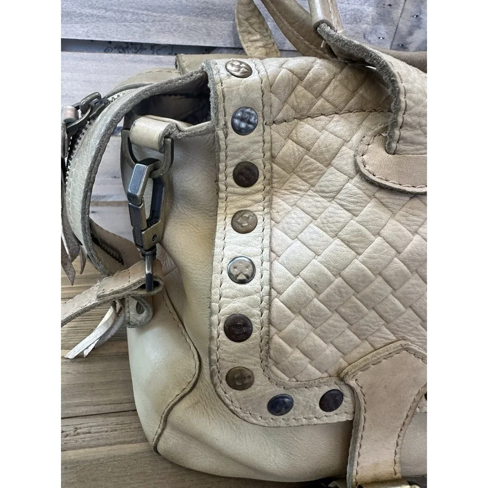 Velez Tasseled HOBO Leather Purse Artisanal Crossbody Top Handles Grunge City